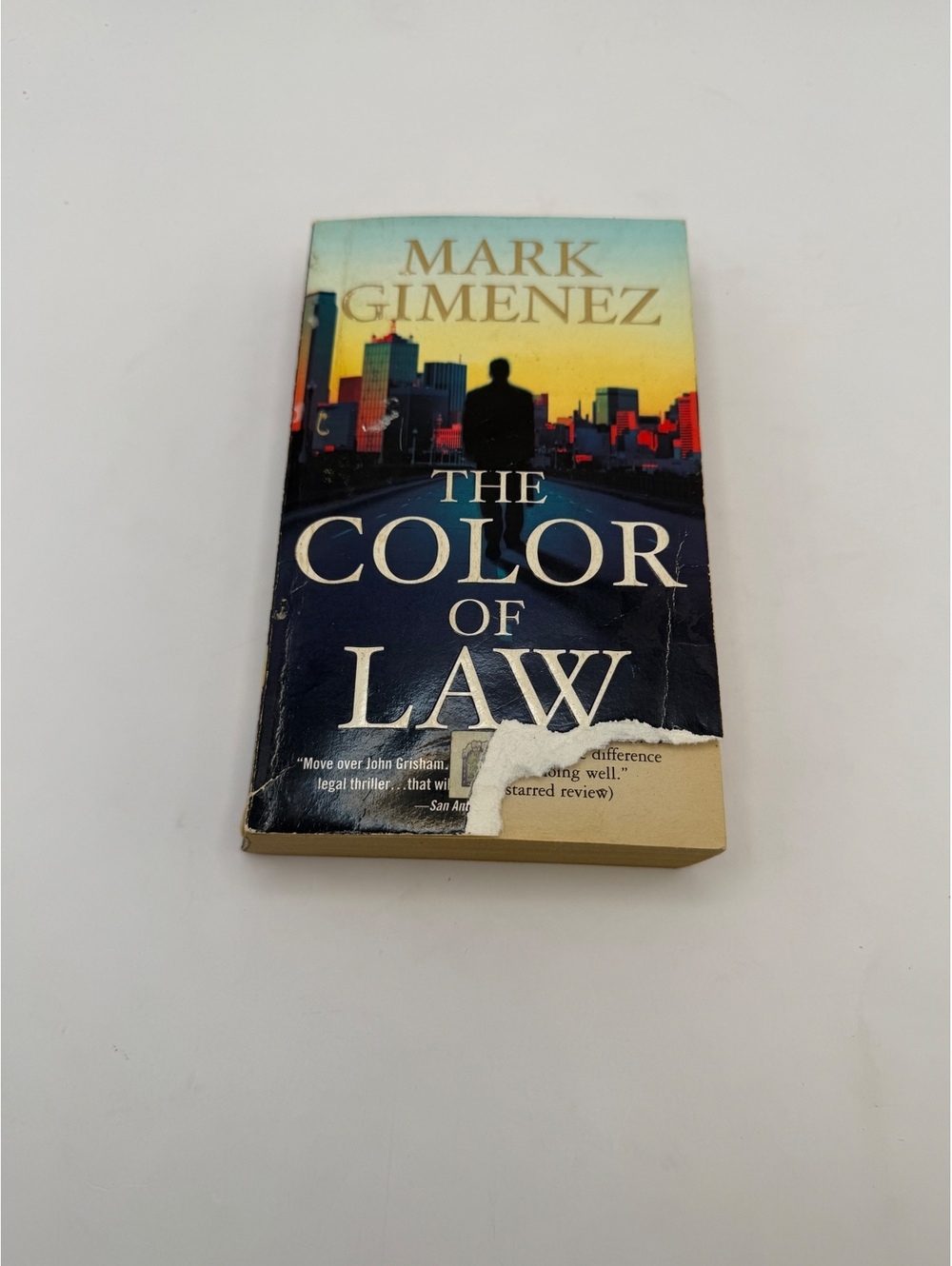 The Color of Law by Mark Gimenez paperback book